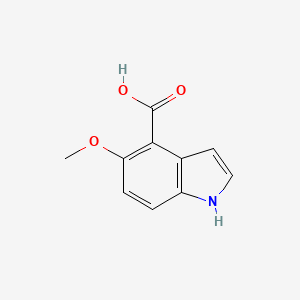 molecular formula C10H9NO3 B2821853 5-methoxy-1H-indole-4-carboxylic acid CAS No. 1360886-14-1