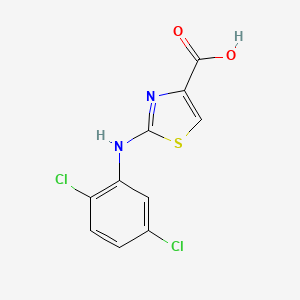 molecular formula C10H6Cl2N2O2S B2821867 2-((2,5-Dichlorophenyl)amino)-1,3-thiazole-4-carboxylic acid CAS No. 1176036-01-3