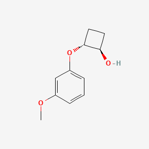 (1R,2R)-2-(3-methoxyphenoxy)cyclobutan-1-ol