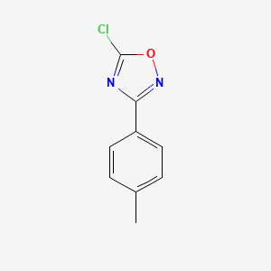 molecular formula C9H7ClN2O B2821883 5-Chloro-3-(4-methylphenyl)-1,2,4-oxadiazole CAS No. 23275-38-9