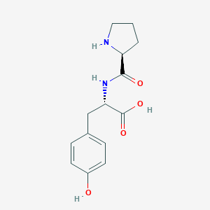 molecular formula C14H18N2O4 B028219 脯氨酸-酪氨酸 CAS No. 19786-36-8