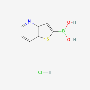Thieno[3,2-b]pyridin-2-ylboronic acid;hydrochloride