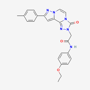 molecular formula C24H22N6O3 B2821921 Chembl4567338 CAS No. 1358060-66-8