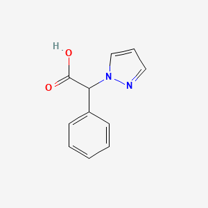 2-phenyl-2-(1H-pyrazol-1-yl)acetic acid