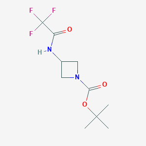 tert-Butyl 3-(trifluoroacetamido)azetidine-1-carboxylate