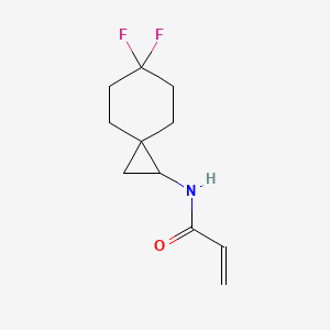 N-(6,6-Difluorospiro[2.5]octan-2-yl)prop-2-enamide