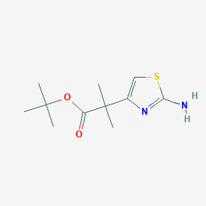 Tert-butyl 2-(2-amino-1,3-thiazol-4-yl)-2-methylpropanoate