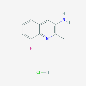 8-Fluoro-2-methylquinolin-3-amine;hydrochloride