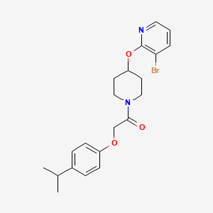 1-(4-((3-Bromopyridin-2-yl)oxy)piperidin-1-yl)-2-(4-isopropylphenoxy)ethanone