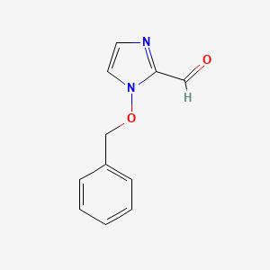 molecular formula C11H10N2O2 B2822035 1-(benzyloxy)-1H-imidazole-2-carbaldehyde CAS No. 202211-96-9