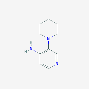 molecular formula C10H15N3 B2822036 3-(Piperidin-1-yl)pyridin-4-amine CAS No. 144864-26-6