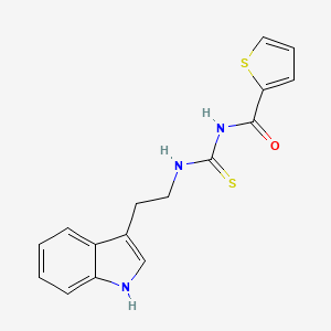 N-[2-(1H-indol-3-yl)ethylcarbamothioyl]thiophene-2-carboxamide