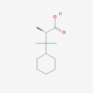 (2S)-3-Cyclohexyl-2,3-dimethylbutanoic acid