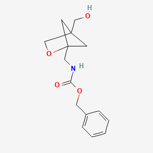 benzyl N-[[4-(hydroxymethyl)-2-oxabicyclo[2.1.1]hexan-1-yl]methyl]carbamate