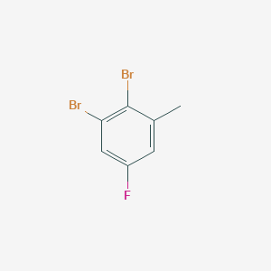 1,2-Dibromo-5-fluoro-3-methylbenzene
