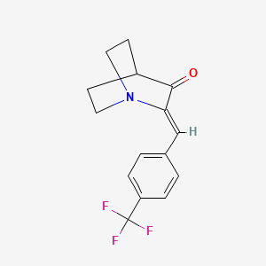 2-{(Z)-[4-(trifluoromethyl)phenyl]methylidene}-3-quinuclidinone