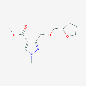Methyl 1-methyl-3-(oxolan-2-ylmethoxymethyl)pyrazole-4-carboxylate