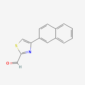 4-(2-Naphthyl)-1,3-thiazole-2-carbaldehyde