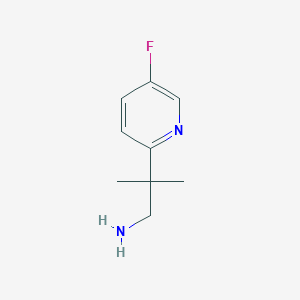 2-(5-Fluoropyridin-2-yl)-2-methylpropan-1-amine