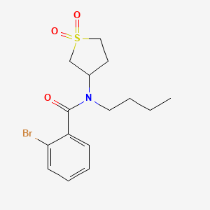 2-bromo-N-butyl-N-(1,1-dioxidotetrahydrothiophen-3-yl)benzamide