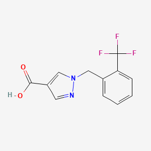 1-(2-Trifluoromethylbenzyl)-1H-pyrazole-4-carboxylic acid