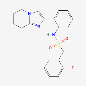 1-(2-fluorophenyl)-N-(2-{5H,6H,7H,8H-imidazo[1,2-a]pyridin-2-yl}phenyl)methanesulfonamide