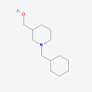 molecular formula C13H25NO B2822294 [1-(环己甲基)哌啶-3-基]甲醇 CAS No. 415922-55-3