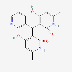 3,3'-(pyridin-3-ylmethylene)bis(4-hydroxy-6-methylpyridin-2(1H)-one)