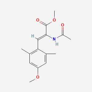 methyl (2Z)-2-acetamido-3-(4-methoxy-2,6-dimethylphenyl)prop-2-enoate