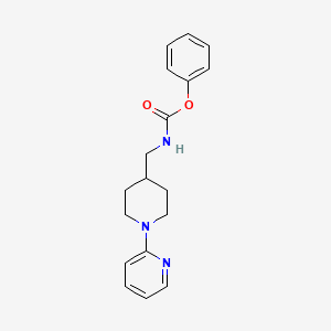 Phenyl ((1-(pyridin-2-yl)piperidin-4-yl)methyl)carbamate