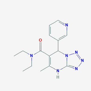 N,N-diethyl-5-methyl-7-(3-pyridinyl)-4,7-dihydrotetrazolo[1,5-a]pyrimidine-6-carboxamide