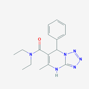 N,N-diethyl-5-methyl-7-phenyl-4,7-dihydrotetraazolo[1,5-a]pyrimidine-6-carboxamide