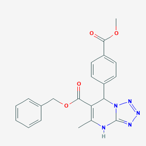 Benzyl 7-[4-(methoxycarbonyl)phenyl]-5-methyl-4,7-dihydrotetrazolo[1,5-a]pyrimidine-6-carboxylate