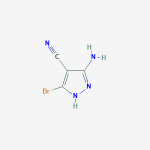 5-Amino-3-bromo-1H-pyrazole-4-carbonitrile