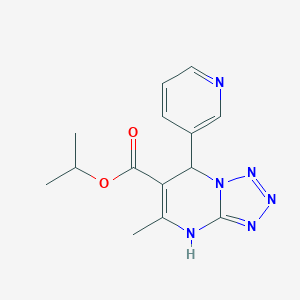 molecular formula C14H16N6O2 B282241 Isopropyl 5-methyl-7-(3-pyridinyl)-4,7-dihydrotetraazolo[1,5-a]pyrimidine-6-carboxylate 