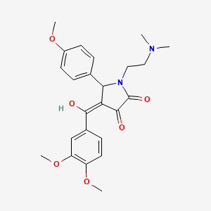 4-(3,4-dimethoxybenzoyl)-1-(2-(dimethylamino)ethyl)-3-hydroxy-5-(4-methoxyphenyl)-1H-pyrrol-2(5H)-one