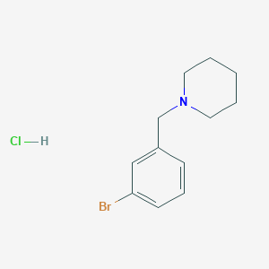 1-[(3-Bromophenyl)methyl]piperidine hydrochloride
