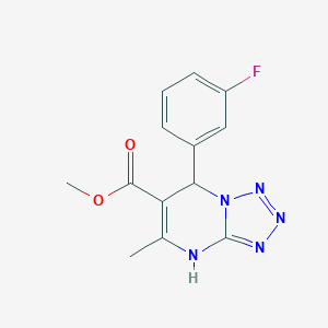 Methyl 7-(3-fluorophenyl)-5-methyl-4,7-dihydrotetraazolo[1,5-a]pyrimidine-6-carboxylate