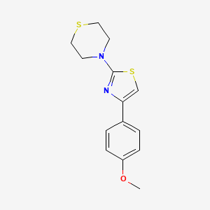 4-[4-(4-Methoxyphenyl)-1,3-thiazol-2-yl]thiomorpholine