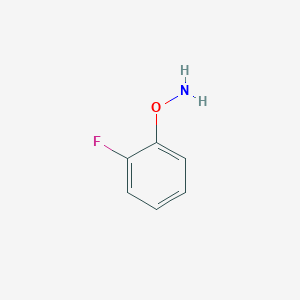 B2822454 O-(2-fluorophenyl)hydroxylamine CAS No. 128080-07-9