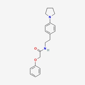 2-phenoxy-N-(4-(pyrrolidin-1-yl)phenethyl)acetamide
