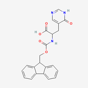 2-(9H-Fluoren-9-ylmethoxycarbonylamino)-3-(6-oxo-1H-pyrimidin-5-yl)propanoic acid