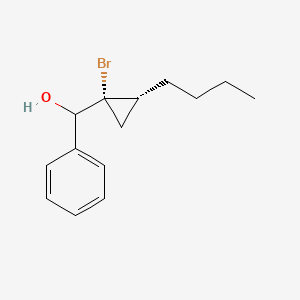 [(1S,2R)-1-bromo-2-butylcyclopropyl]-phenylmethanol