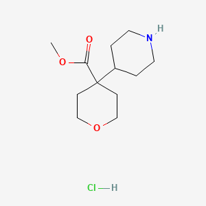 Methyl 4-(piperidin-4-yl)oxane-4-carboxylate hydrochloride