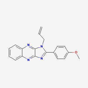molecular formula C19H16N4O B2822506 1-烯丙基-2-(4-甲氧基苯基)-1H-咪唑并[4,5-b]喹啉 CAS No. 848736-63-0