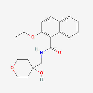 2-ethoxy-N-((4-hydroxytetrahydro-2H-pyran-4-yl)methyl)-1-naphthamide
