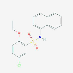 5-chloro-2-ethoxy-N-(naphthalen-1-yl)benzene-1-sulfonamide