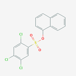 Naphthalen-1-yl 2,4,5-trichlorobenzene-1-sulfonate