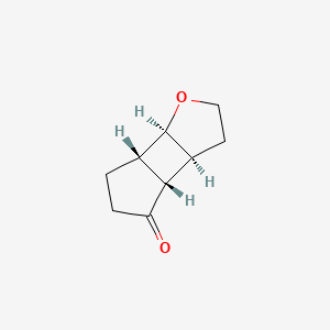 molecular formula C9H12O2 B2822567 (1S,2R,6S,7R)-3-Oxatricyclo[5.3.0.02,6]decan-8-one CAS No. 138857-27-9