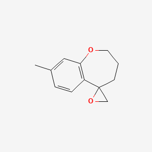 8-Methylspiro[3,4-dihydro-2H-1-benzoxepine-5,2'-oxirane]